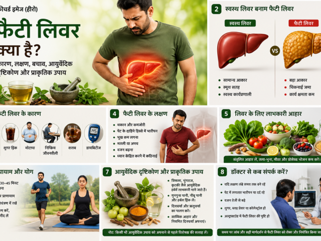 फैटी लिवर क्या है? कारण, लक्षण, बचाव, आयुर्वेदिक दृष्टिकोण और प्राकृतिक उपाय