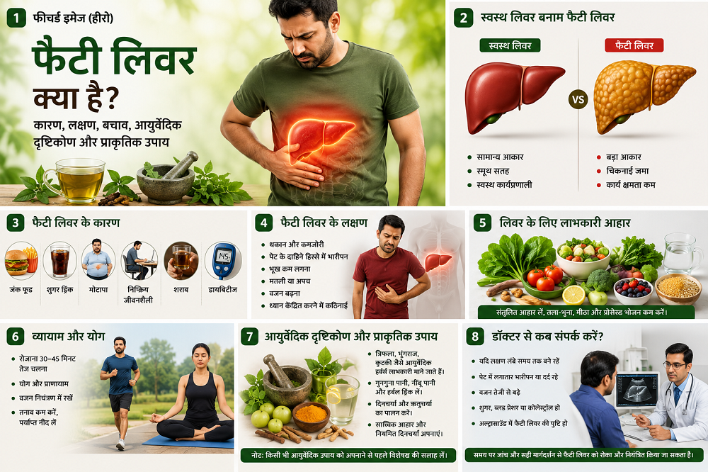 फैटी लिवर क्या है? स्वस्थ और फैटी लिवर की तुलना, कारण, लक्षण और बचाव